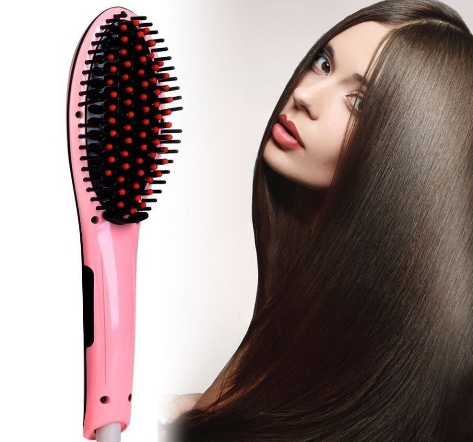 Расческа-выпрямитель Fast Hair Straightener HQT-906
