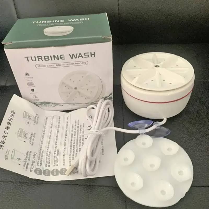 Стиральная портативная машина ультразвуковая мини Turbine Wash переносная, Mini Wash автономное устройство для стирки от USB
