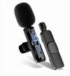 Петличный беспроводной микрофон К8 для смартфона PowerMe Wireless Mic iOS с Type-C, Микрофон петличка на одежду с шумоподавлением
