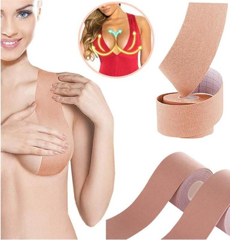 Тейп лента для груди Boob Tape 5см х 5м, Кинезио тейп для груди