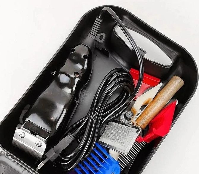 Универсальная машинка для стрижки животных Geemy GM-1023 10W, триммер для груминга собак и кошек