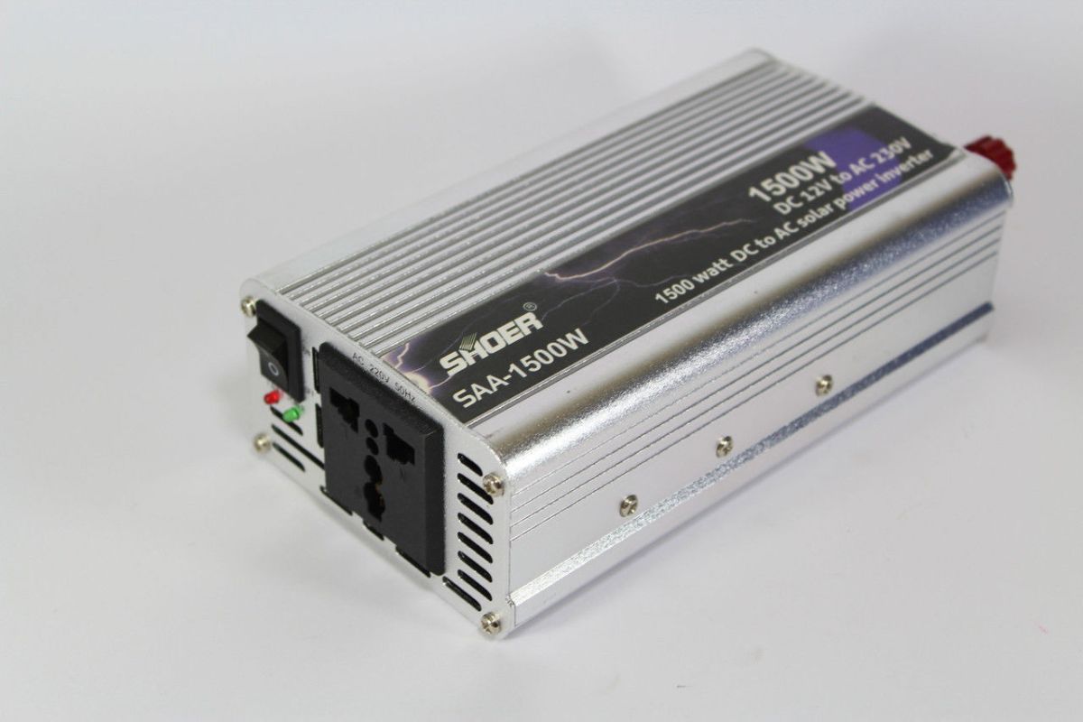 Преобразователь напряжен AC/DC 1500W SAA SHOER авто инвертор 12В/220В