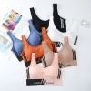 Спортивный топ Shoulder Sports Suit, женский универсальный бюсгалтер пуш-ап для бега, йоги, тренажерного зала с мягкими чашками