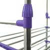 Телескопическая стойка вешалка для одежды Colgador Doble Ajustable 160х80х38см, Телескопическая полка для одежды на 4 полки
