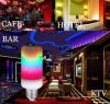 Лампа LED Flame Bulb RGB с эффектом пламени огня E27 интерьерная, Светодиодная лампочка с имитацией эффекта пламени огня