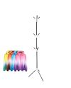 Металлическая напольная вешалка-стойка для одежды Coat Rack 12 крючков, Вешалка для пола с крючками разборная