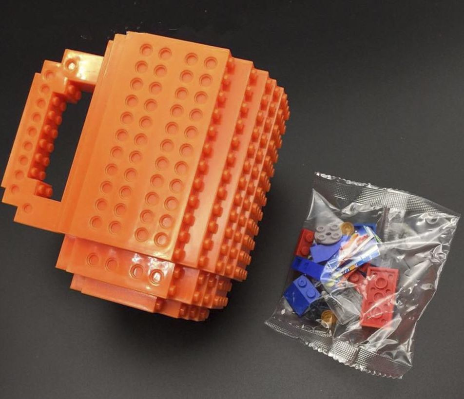 Кружка в стиле лего 350ml Чашка-конструктор Lego