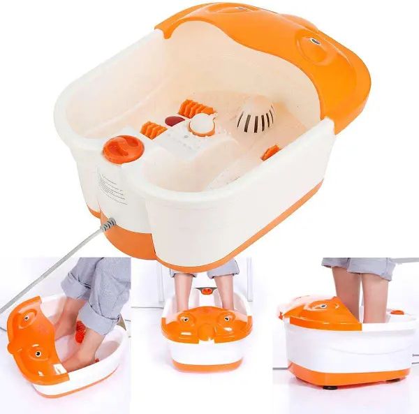 Ванночка - массажер для ног гидромассажная с ИК подогревом  Multifunction Footbath Massager ,согреет ноги,удалит омертвевшую кожу,эффект джакузи,вибрационный и механический массаж,для релаксации,улучшения кровообращения