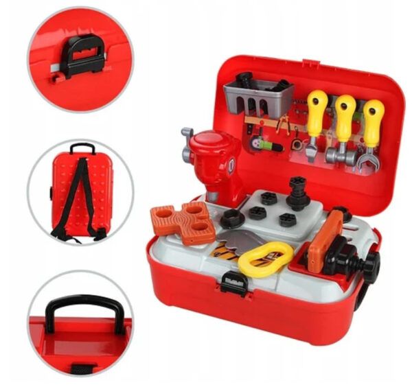 Детский игровой набор инструментов в кейсе 25 предметов Toy Tool Toy, игровой набор для мальчика