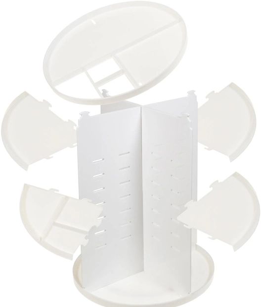 Многофункциональный органайзер для косметики вращающийся 360° Rotation Cosmetic Organizer, Вращающийся мини-стеллаж для косметики