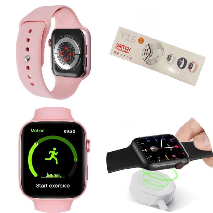 Умные Смарт часы Smart Watch Y-16 Pro с беспроводной зарядкой