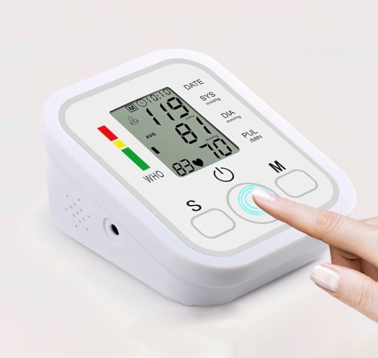 Автоматический тонометр Sunnymed Arm Style B02R плечевой, устройство для измерения давления, частоты пульса, индикатор аритмии
