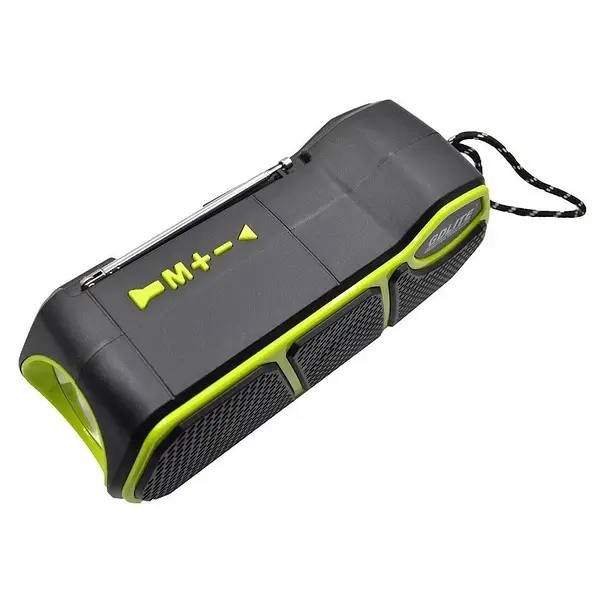 Многофункциональная портативная солнечная система (фонарик, радио FM, Bluetooth, power bank) GD-LITE-11, портативное устройство повербанк с солнечной панелью для домашнего использования и для походов,туризма, при отсутствии электроснабжения