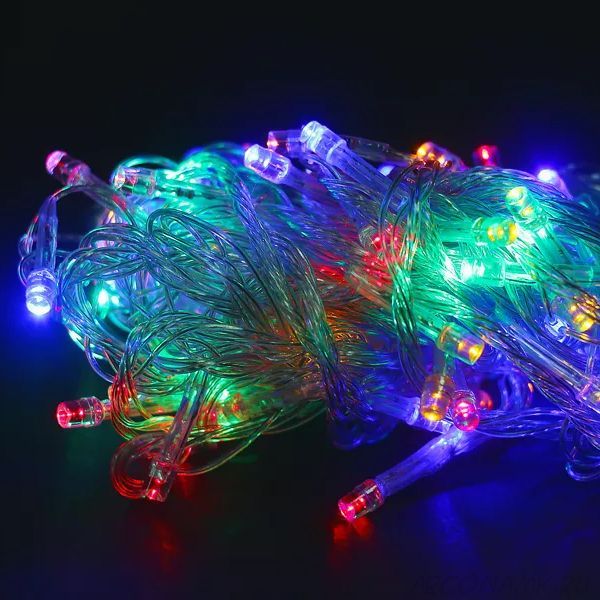 Светодиодная гирлянда Xmas LED 100 M-1 RGB Мультик 7м 100 диодов