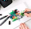 Универсальный Высококачественный Набор двусторонних маркеров, Sketch Marker, 48 цветов для рисования,скетчинга, комплект маркеров для создания скетчей и эскизов,с портативным чехлом