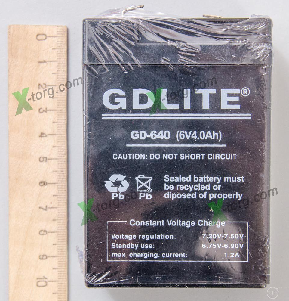 Аккумулятор 6V4.0ah (gd-640)