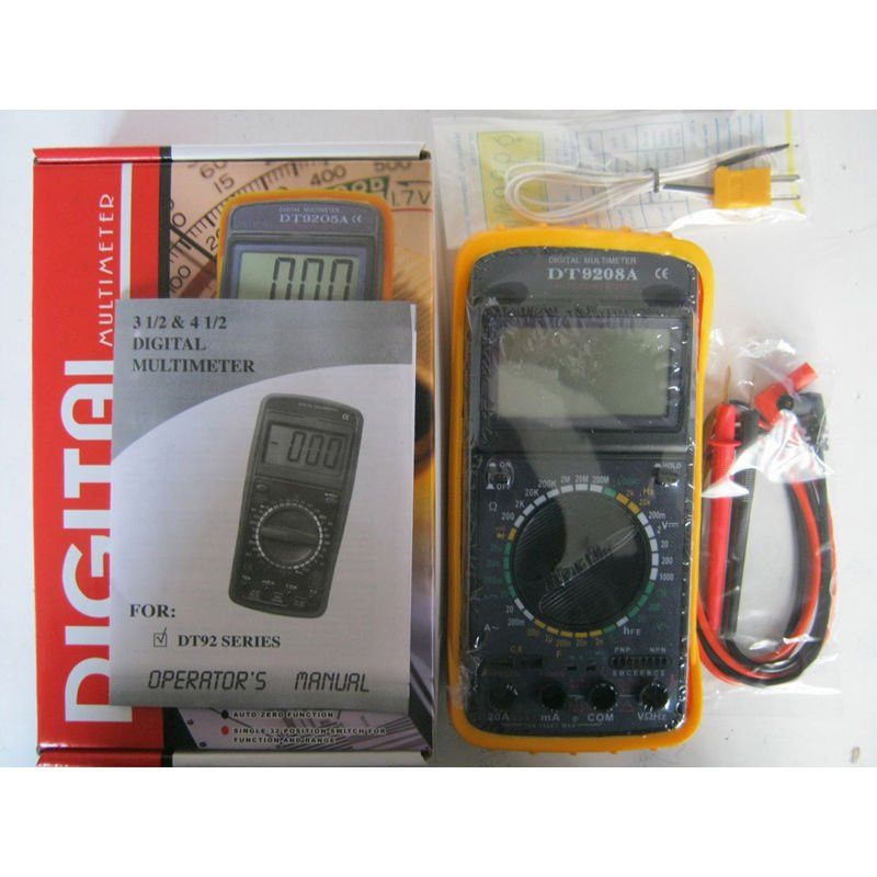 Тестер мультиметр DT-9208A цифровой