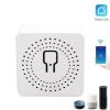 Умное wi-fi релле Smart Home 16A, Беспроводной выключатель с Wi-fi модулем для управления электроприборами и освещением, универсальное портативное смарт-реле для удаленного управления розетками, управление через телефон IOS или Android