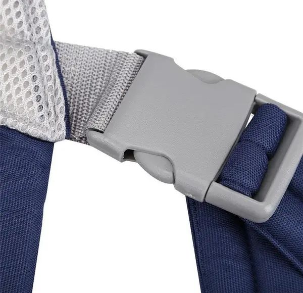 Слинг-рюкзак для удобной переноски ребенка, Сумка кенгуру Baby Carriers синий, голубой, красный, розовый с подкладкой на сиденье наружными швами и регулируемым положением ребёнка, поддержка для головки малыша, комфортные плечевые ремни