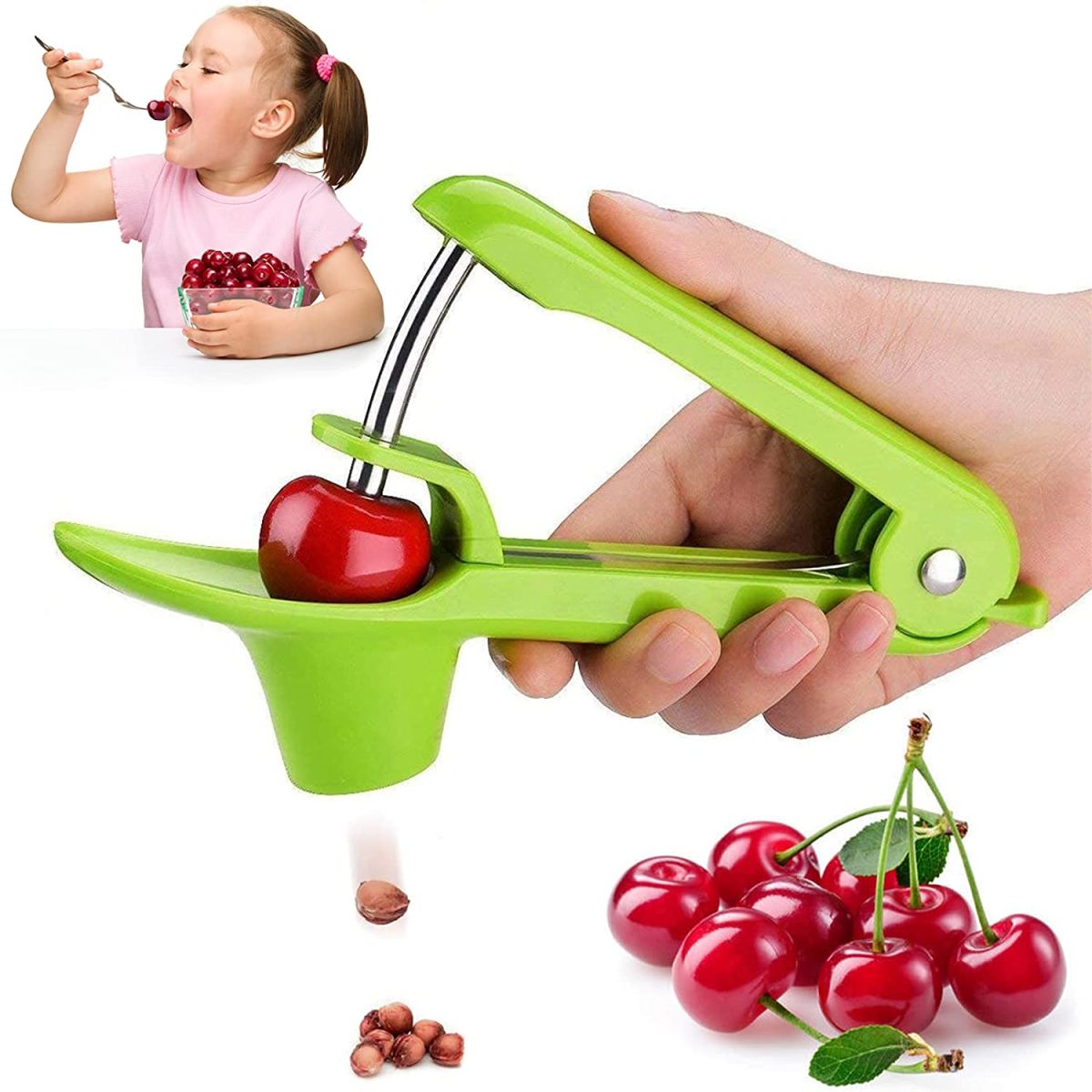 Прибор для удаления косточек из вишни Cherry Olive Pitter, Удалитель косточек