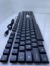 Клавиатуры KT-7300 / K-7300 С Подсветкой RGB, геймерская проводная USB яркая удобная функциональная игровая клавиатура ENG/RUS для ПК,для компютера для игр и для повседневной работы на русском