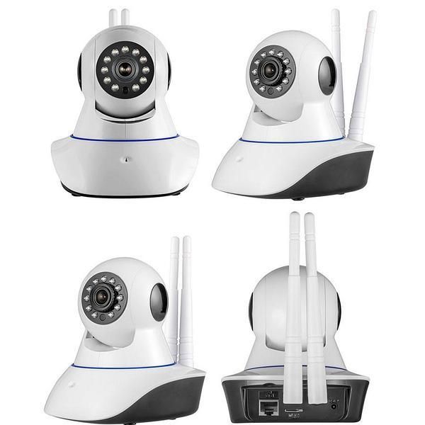 Беспроводная поворотная IP камера V380 Q5 IP 360 градусов с датчиком движения и ночным виденьем