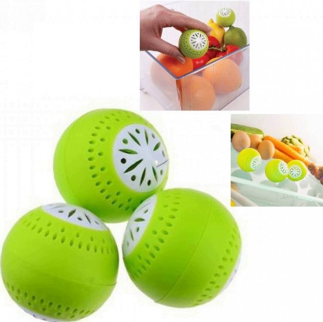 Поглотитель запаха в форме шарика Fridge Balls. Поглотитель запаха для холодильника
