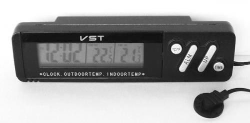 Автомобильные часы с выносным термометром VST 7067 TDN
