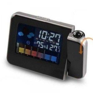 Часы метеостанция с проектором времени Сolor Screen Calendar 8190
