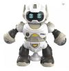 Танцующий интерактивный светящийся робот Rotating Robot на батарейках, Детская музыкальная игрушка робот Robot Light and Music