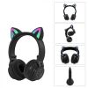 Беспроводные наушники с кошачьими ушками с подсветкой Cat VZV-23M Bluetooth