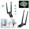USB Wi-Fi репитер, USB-транслятор усилитель WiFi сигнала на 2 антенны, двухантенный беспроводной расширитель диапазона Wi-Fi сигнала, совместим практически со всеми роутерами, для многокомнатного дома или офиса