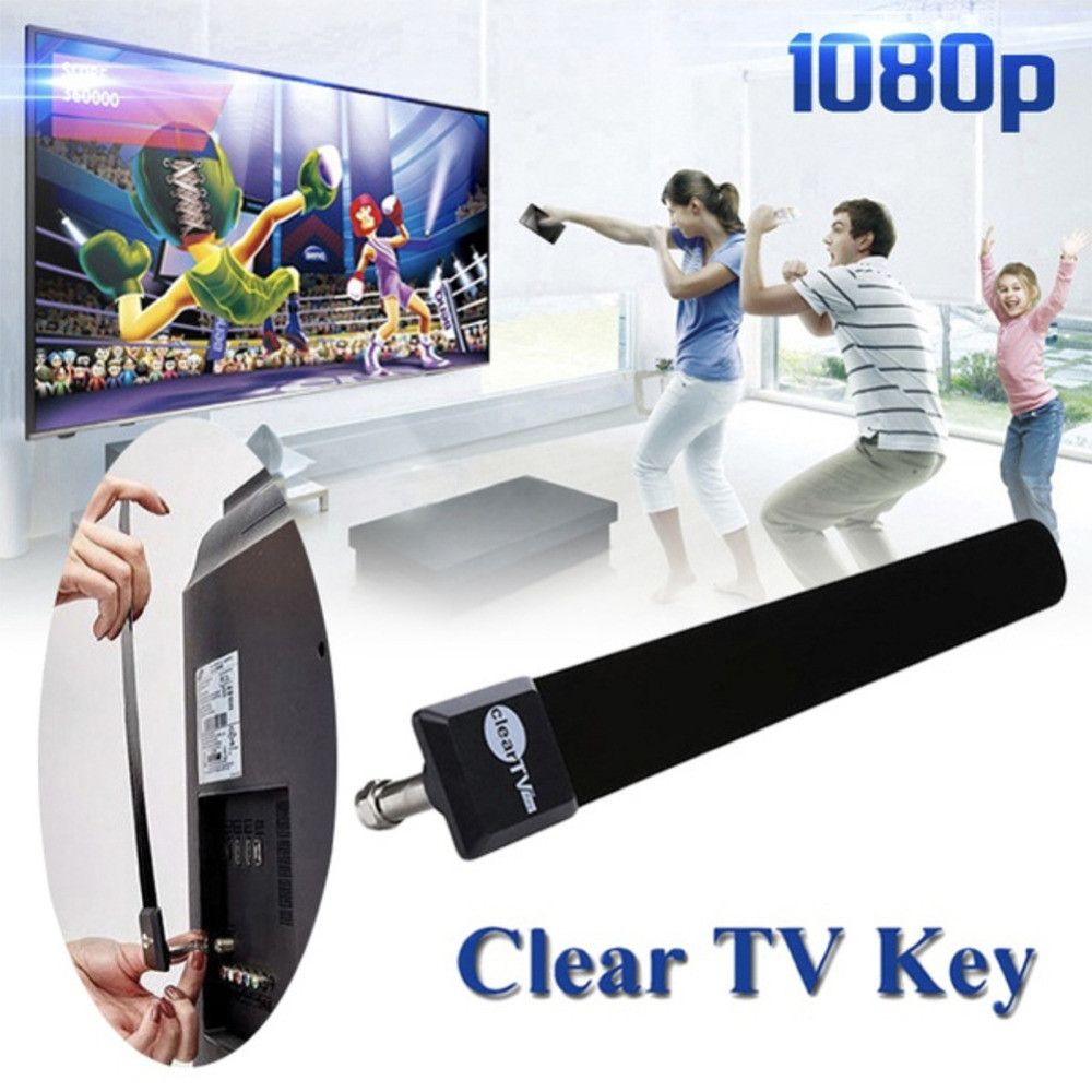 Цифровая комнатная ТВ антенна Digital Clear TV key full hd 1080 , Антенна для Т2 телевизионная HDTV