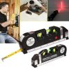Лазерный уровень со встроенной рулеткой Laser Level Pro 3, лазерная рулетка