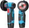 Аккумуляторная мини болгарка Makita 12v с двумя аккумуляторами в кейсе, Электроболгарка 2 диски
