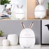 Увлажнитель воздуха и ночник 2в1 Humidifiers Rabbit кролик зайчик Заяц, портативный универсальный стильный милый ультразвуковой Диффузор освежитель с подсветкой, бесшумный распылитель для ароматерапии, аромолампа