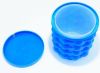 Практичная удобная Силиконовая Форма ведро для льда Ice Cube Maker Genie, круглое ведёрко для охлаждения напитков в бутылках, для заморозки льда, портативная с крышкой, ледница, для кубиков льда, быстрое охлаждение,ледяные шарики