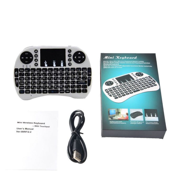 Клавиатура KEYBOARD wireless i8 + touch