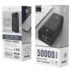Power bank LENYES PX591 50000mAh (реальна ємність) 20W+PD QUICH CHARGE, портативная внешняя аккумуляторная мобильная батарея, универсальный павербанк для зарядки, компактная зарядная батарея с быстрой зарядкой