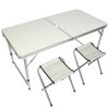 Раскладной стол чемодан Folding Table для пикника со стульями, стол туристический, стол для рыбалки