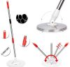Швабра с ведром и автоматическим отжимом Spin Mop 360 10 л с насадкой из микрофибры