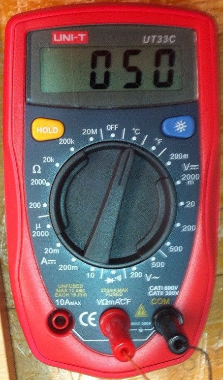 Карманный цифровой многофункциональный мультиметр UNI-T UT33C в эргономичном корпусе