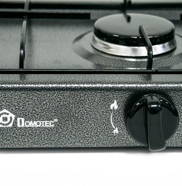 Портативная настольная газовая плита таганок Domotec MS 6602 на 2 конфорки