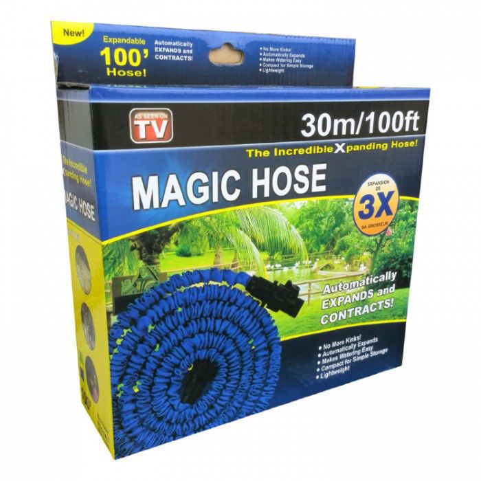 Шланг X HOSE 30m 100FT с распылителем в комплекте.