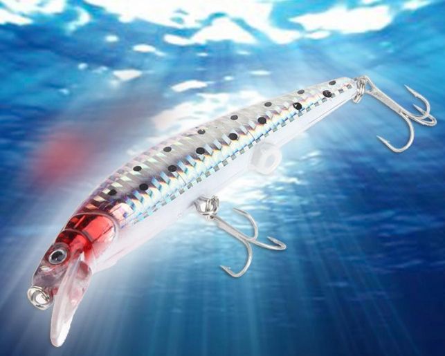 Электронная приманка воблер для рыбы Twitching Lure от USB, рыбка приманка блесна для рыбалки