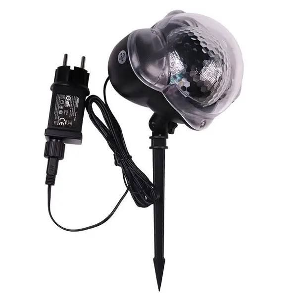 Лазерная установка-диско Laser Light WL 809, Диско-шар светомузыка для дома, Подсветка для улицы и дома с динамическим режимом свечения,  Лазерный проектор влаго и морозоустойчив, иллюминация, диско-лампа