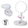 Косметическое зеркало с подсветкой My Fold Mirror Двухстороннее