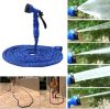 Компактный универсальный легкий Шланг садовый для полива Magic Hose 75 метров растягивающийся с распылителем, увеличивается и уменьшается автоматически, сверхпрочный и износостойкий поливочный с пулевизатором