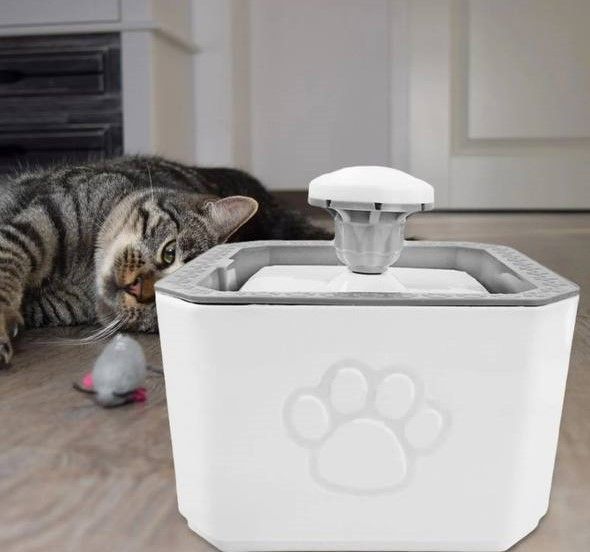 Умная Автоматическая поилка фонтан для животных Pet Water FOUNTAIN, интерактивное инновационное устройство для домашних любимцев, для удобного питья, для постоянного обеспечения питомца свежей питьевой водой