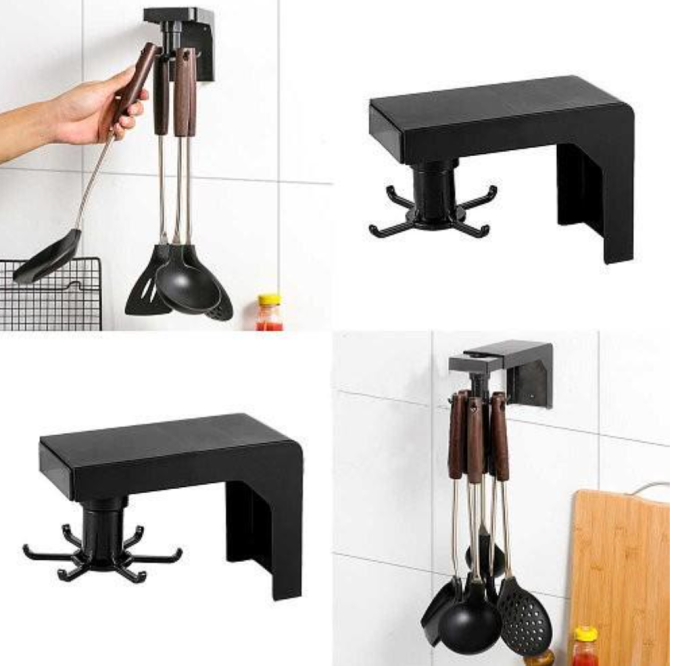 Подвесной держатель кухонных принадлежностей 6 крючков Kitchenware Collecting Hanger, Подвесная система хранения